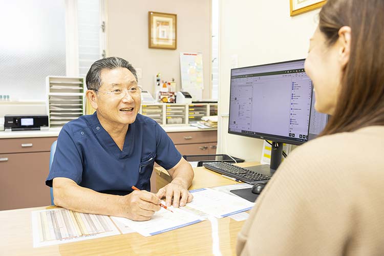 患者さんとの対話、コミュニケーションイメージ画像